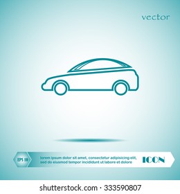 Car icon. Vector illustration