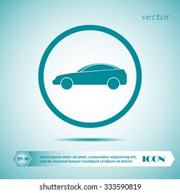 Car icon. Vector illustration