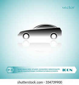 Car icon. Vector illustration