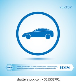 Car icon. Vector illustration