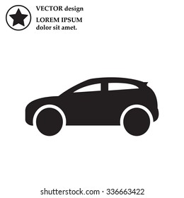Car icon. Vector illustration