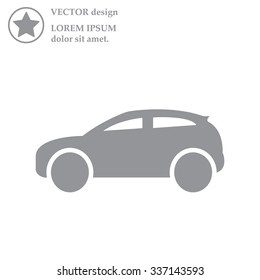 Car icon. Vector illustration