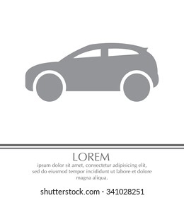 Car icon. Vector illustration