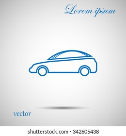 Car icon. Vector illustration