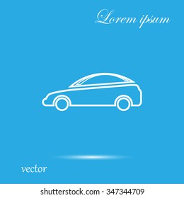 Car icon. Vector illustration