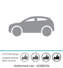 Car icon. Vector illustration