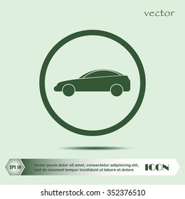 Car icon. Vector illustration