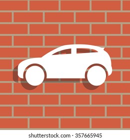 Car icon. Vector illustration