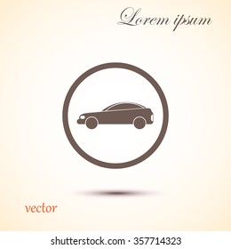 Car icon. Vector illustration