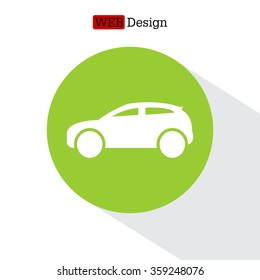 Car icon. Vector illustration