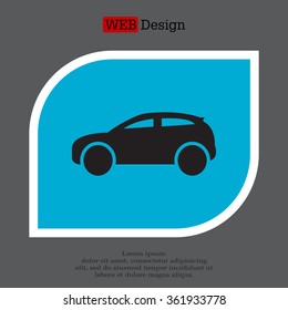 Car icon. Vector illustration