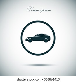 Car icon. Vector illustration