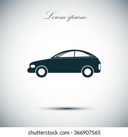 Car icon. Vector illustration
