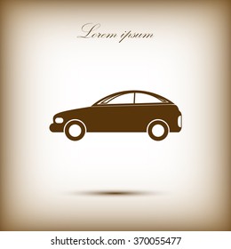 Car icon. Vector illustration