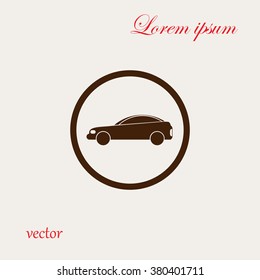 Car icon. Vector illustration