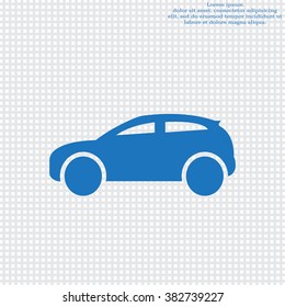 Car icon. Vector illustration