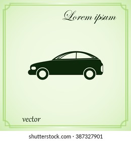 Car icon. Vector illustration