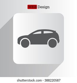 Car icon. Vector illustration