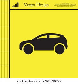 Car icon. Vector illustration