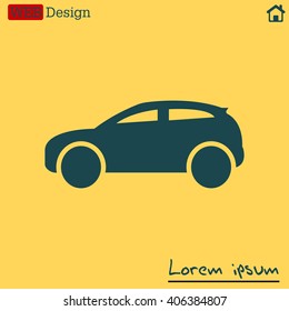 Car icon. Vector illustration