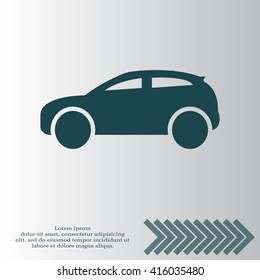Car icon. Vector illustration