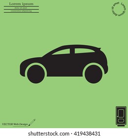 Car icon. Vector illustration