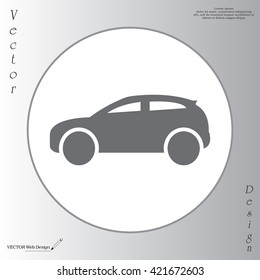 Car icon. Vector illustration
