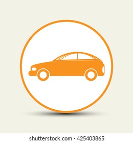 Car icon. Vector illustration