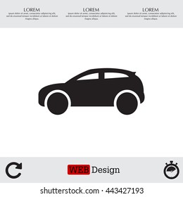 Car icon. Vector illustration