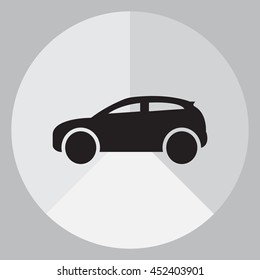 Car icon. Vector illustration