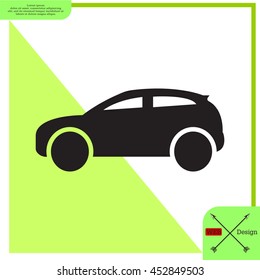 Car icon. Vector illustration