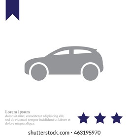 Car icon. Vector illustration