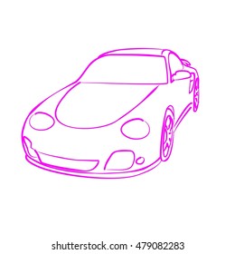 Car Icon. Vector illustration