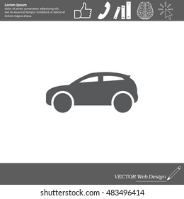 Car icon. Vector illustration