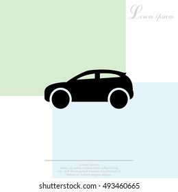 Car icon. Vector illustration