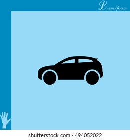 Car icon. Vector illustration