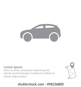Car icon. Vector illustration