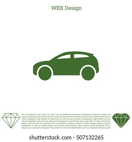 Car icon. Vector illustration
