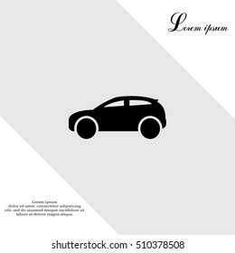 Car icon. Vector illustration