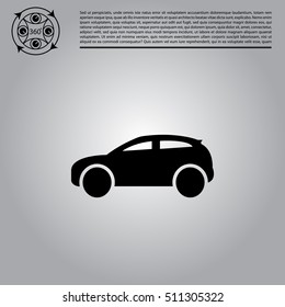 Car icon. Vector illustration
