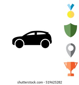 Car icon. Vector illustration