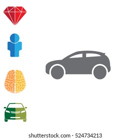 Car icon. Vector illustration