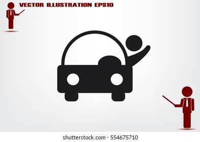 Car icon vector illustration.