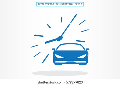 Car icon vector illustration.