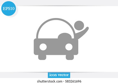 Car icon vector illustration.