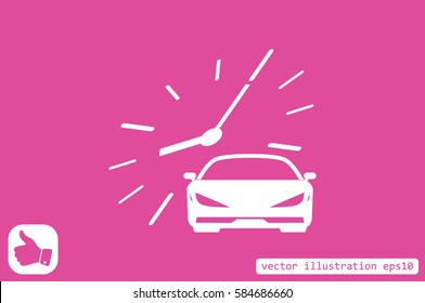 Car icon vector illustration 