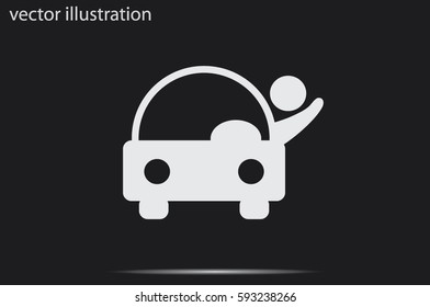 Car icon vector illustration.