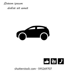 Car icon. Vector illustration