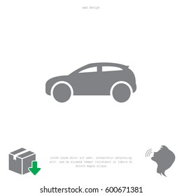 Car icon. Vector illustration