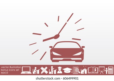 Car icon vector illustration.